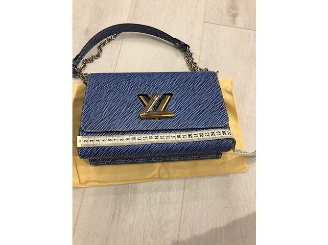 Louis Vuitton Twist GM Denim Light Epi Leder Blau - Ansicht 5