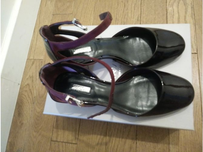 Carvela pumps strappy in vernice bordeaux Bordò - vista 3