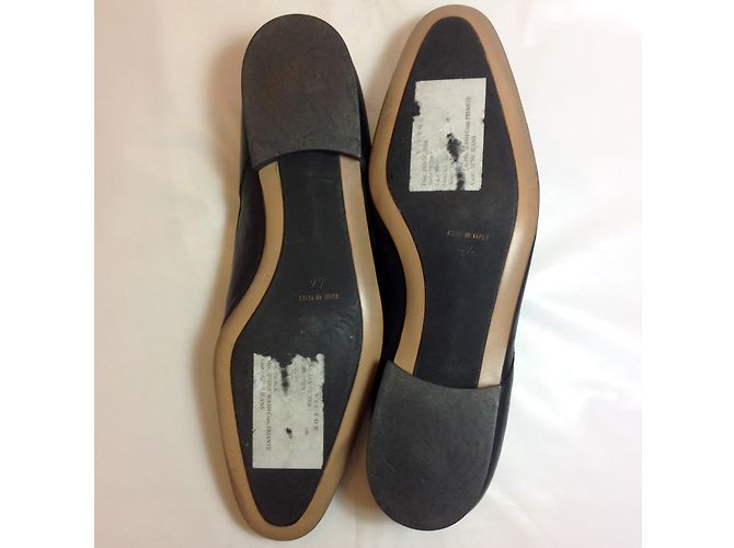 Acne Zapatos de Cordones en Cuero Negro - vista 5