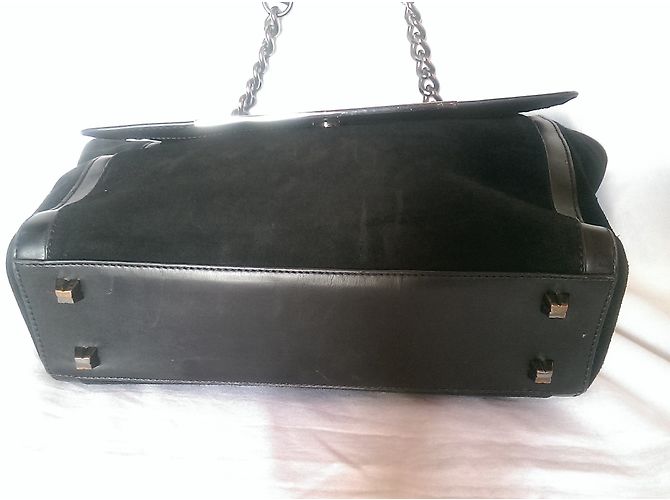 Borsa Bcbg Max Azria nera in scamosciato e poliuretano Nero - vista 10