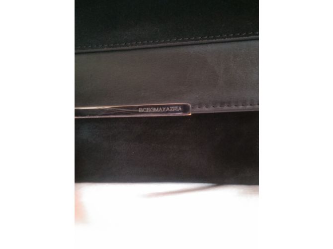 Borsa Bcbg Max Azria nera in scamosciato e poliuretano Nero - vista 11