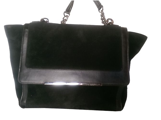 Borsa Bcbg Max Azria nera in scamosciato e poliuretano Nero - vista 2