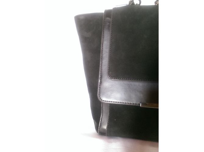 Borsa Bcbg Max Azria nera in scamosciato e poliuretano Nero - vista 4
