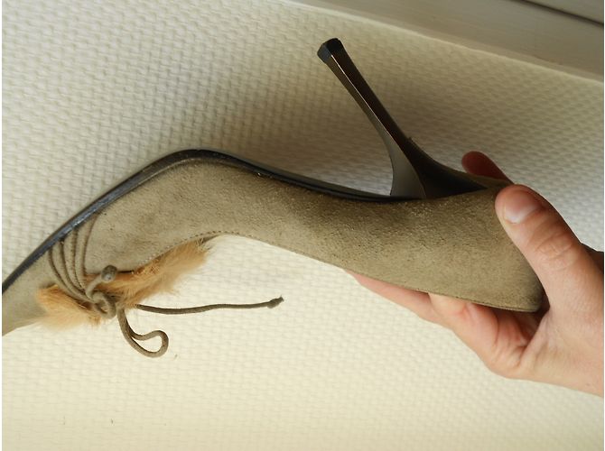 Décolleté Rodolphe Menudier Beige in Scamosciato - vista 9