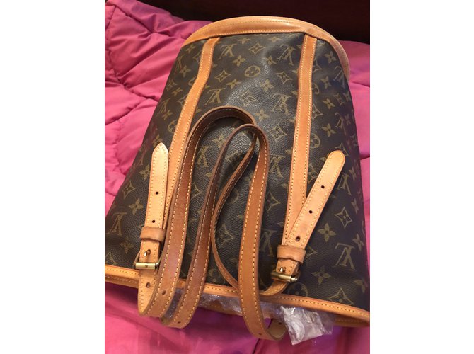 Bucket Louis Vuitton Eimer großes Modell Dunkelbraun - Ansicht 11