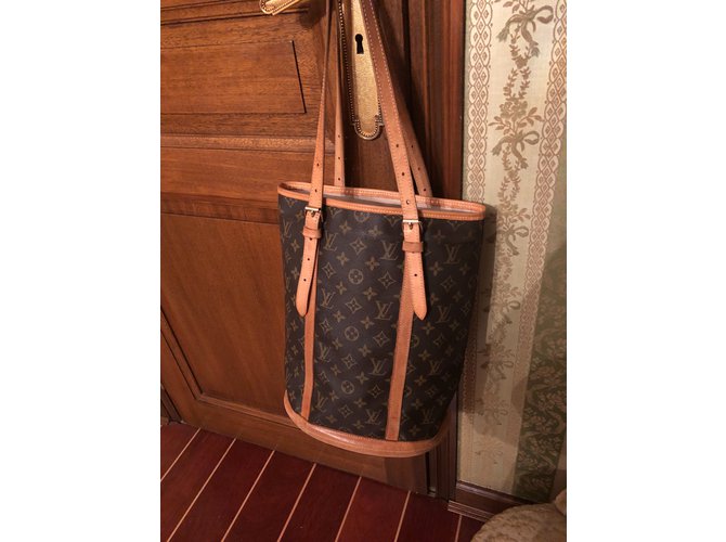 Bucket Louis Vuitton Eimer großes Modell Dunkelbraun - Ansicht 2