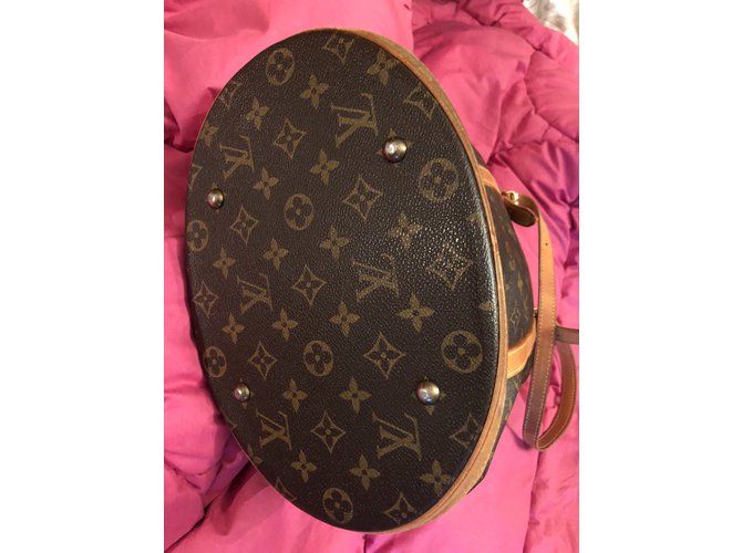 Bucket Louis Vuitton Eimer großes Modell Dunkelbraun - Ansicht 6