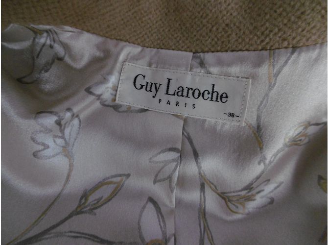 Guy Laroche abrigo de cuello redondo de lana - vista 8