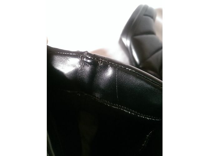 Calvin Klein Gefütterte Stiefeletten Schwarz Kunstleder - Ansicht 4