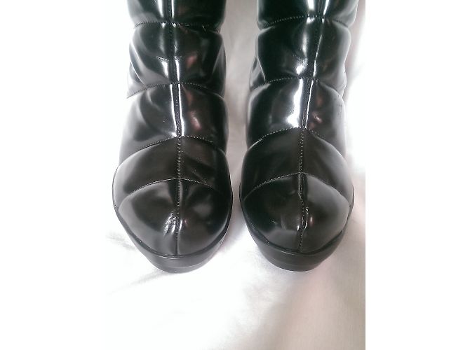 Calvin Klein Gefütterte Stiefeletten Schwarz Kunstleder - Ansicht 8