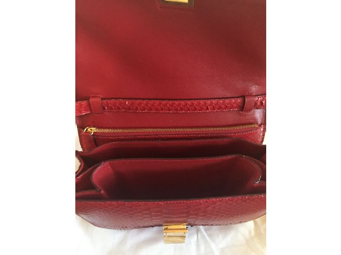 Céline Classic Box Red Python - view 4