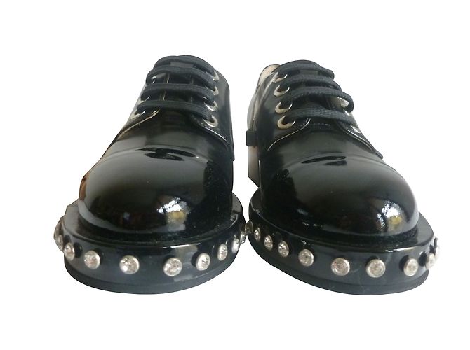 Autre Marque Scarpe derby in vera pelle Nero - vista 2
