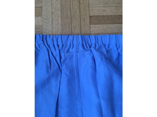 Falda de seda Maison Martin Margiela azul claro - vista 4