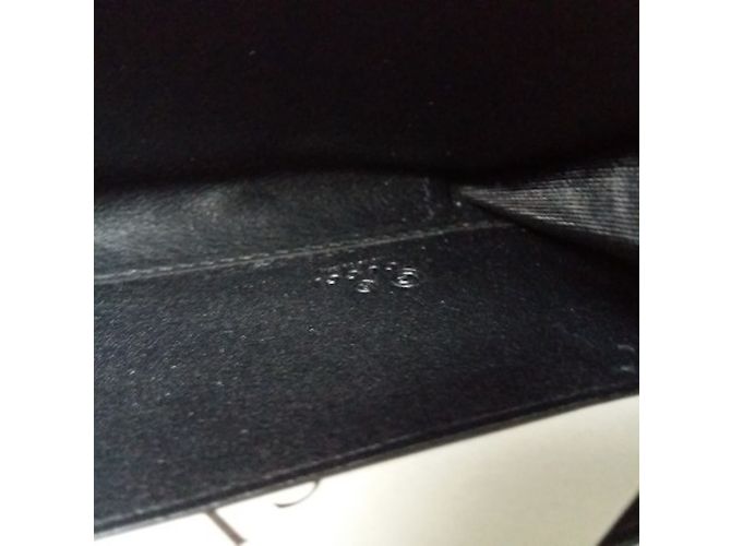 Portafoglio con zip Gucci Micro in pelle nero - vista 5