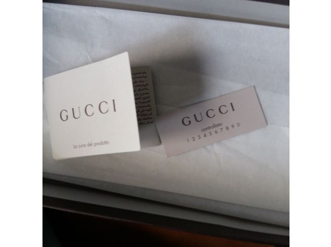 Portafoglio con zip Gucci Micro in pelle nero - vista 7