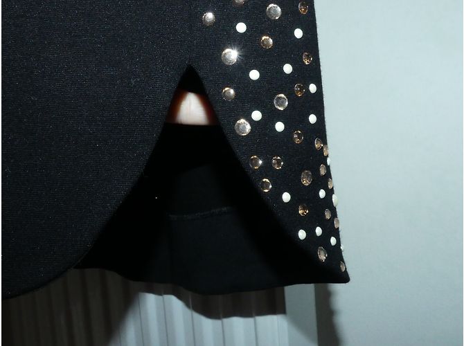 Galliano Kleid schwarz aus Polyester - Ansicht 5