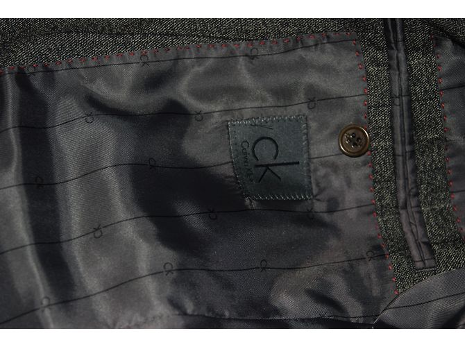Calvin Klein Blazer Grau Viskose - Ansicht 3
