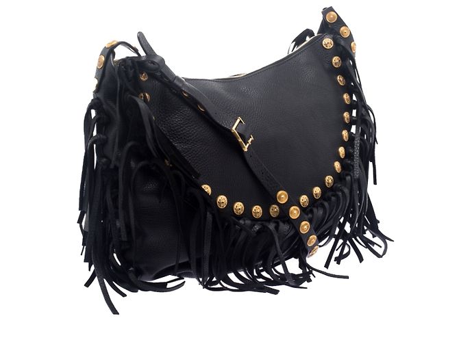Borsa a mano Valentino C-Rocker in pelle nera Nero - vista 2