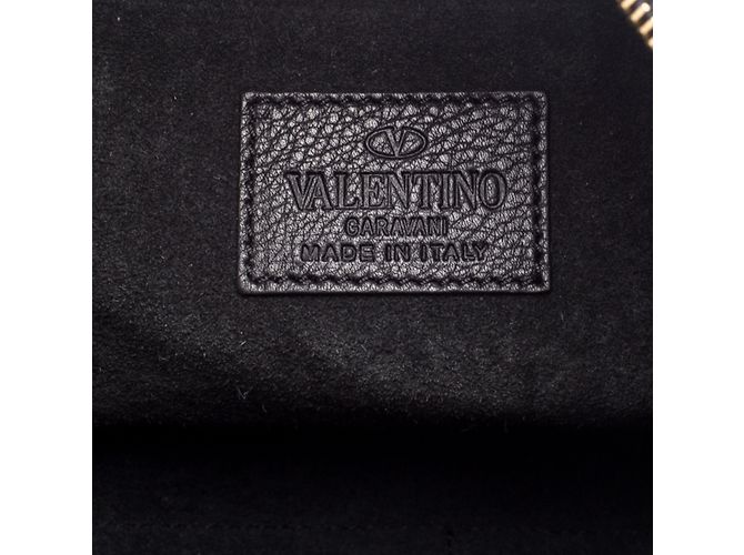 Borsa a mano Valentino C-Rocker in pelle nera Nero - vista 6