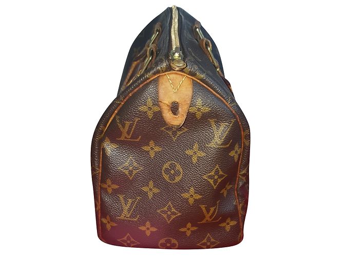 Borsa a mano Louis Vuitton Speedy Marrone in tela - vista 2