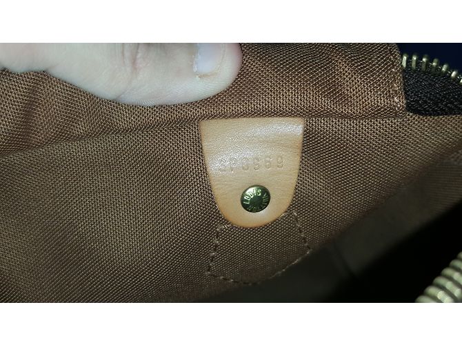 Borsa a mano Louis Vuitton Speedy Marrone in tela - vista 3