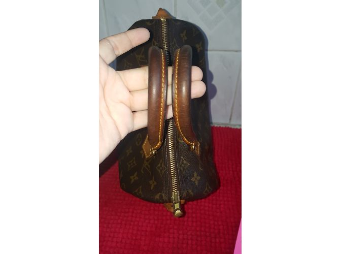 Borsa a mano Louis Vuitton Speedy Marrone in tela - vista 7