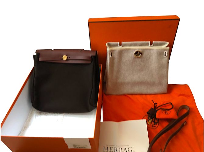 Hermès Herbag PM Braun - Ansicht 2