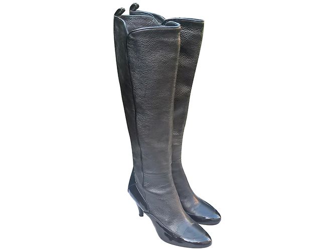 Botas Karine Arabian de cuero negro - vista 2