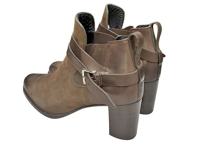 Botines Heschung de cuero marrón 37 Marrón claro - vista 2