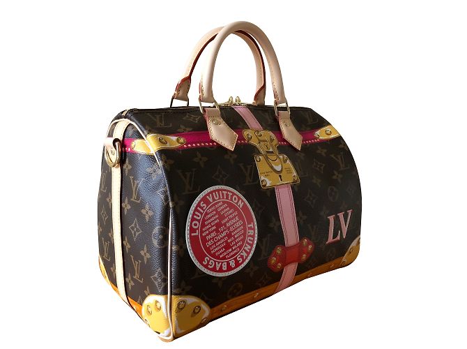 Speedy Louis Vuitton Correa de hombro rápida 30 Multicolor - vista 2