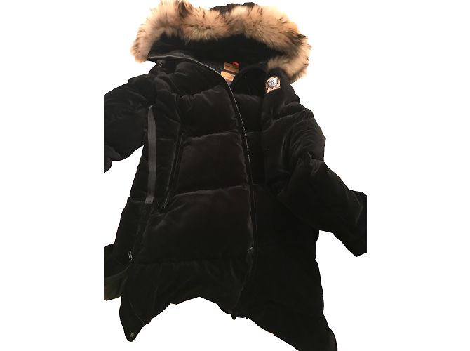 Cappotto Parajumpers in velluto nero L - vista 2