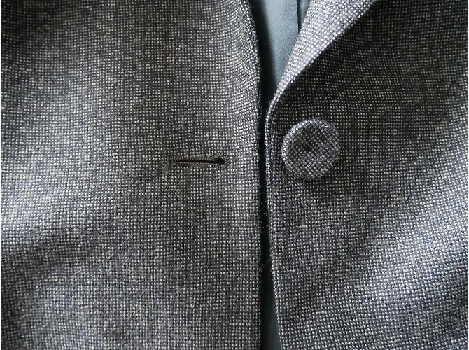 Carven Navy Blue Wool Blazer Jacket Dark blue - view 5