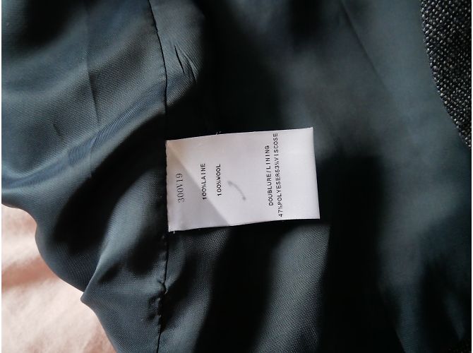 Carven Navy Blue Wool Blazer Jacket Dark blue - view 8