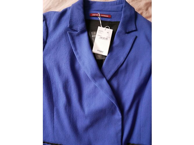 Comptoir Des Cotonniers Giacca Blazer Blu Blu navy Blu chiaro Blu scuro - vista 4