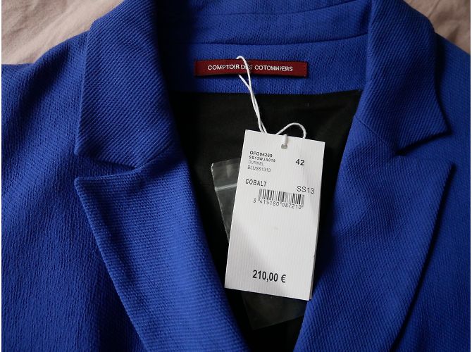 Comptoir Des Cotonniers Giacca Blazer Blu Blu navy Blu chiaro Blu scuro - vista 5