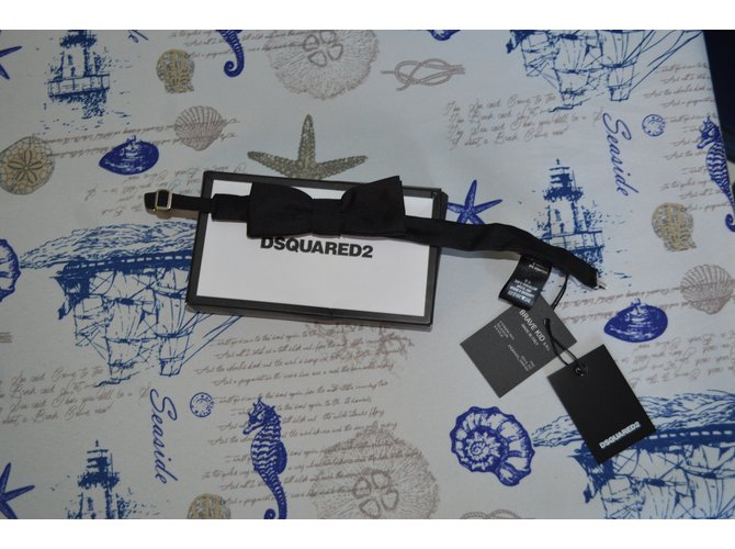 Dsquared2 Schal Butterfly Seide Schwarz - Ansicht 3