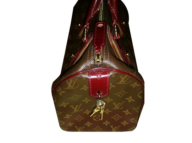Speedy Louis Vuitton Handtaschen Bordeaux - Ansicht 2