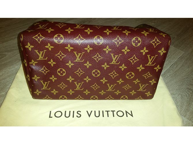 Speedy Louis Vuitton Handtaschen Bordeaux - Ansicht 3