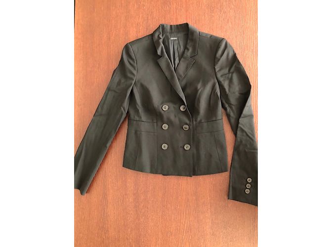 Blazer Joseph de lana negro de doble botonadura - vista 2