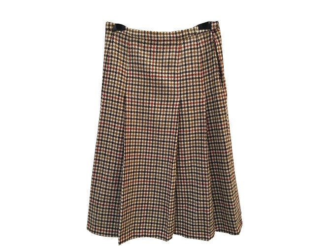Falda Burberry Marrón Castaño - vista 2