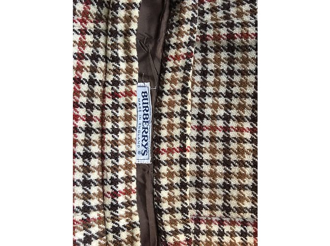 Falda Burberry Marrón Castaño - vista 3