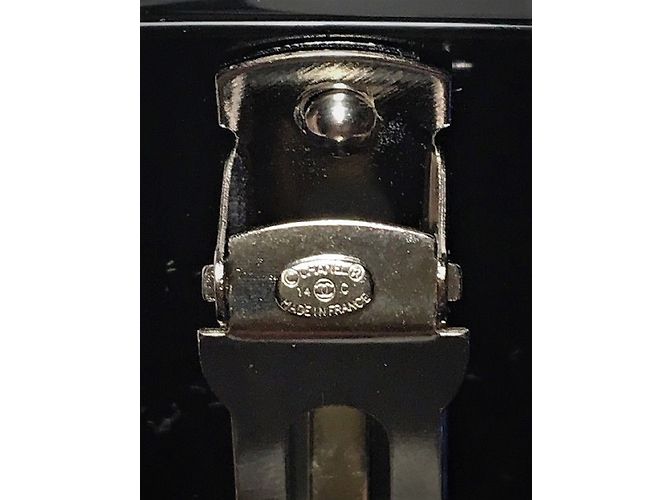 Chanel Fermaglio per capelli splendido / Fermaglio per capelli * Raro * Nuovo Nero - vista 4