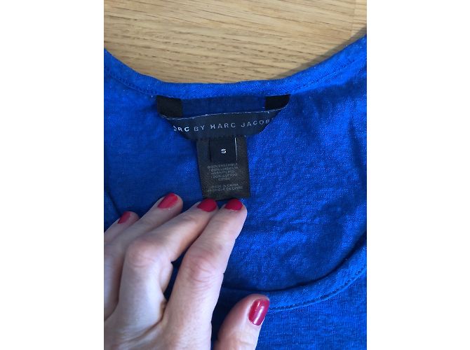 Camiseta de algodón azul Marc by Marc Jacobs - vista 4