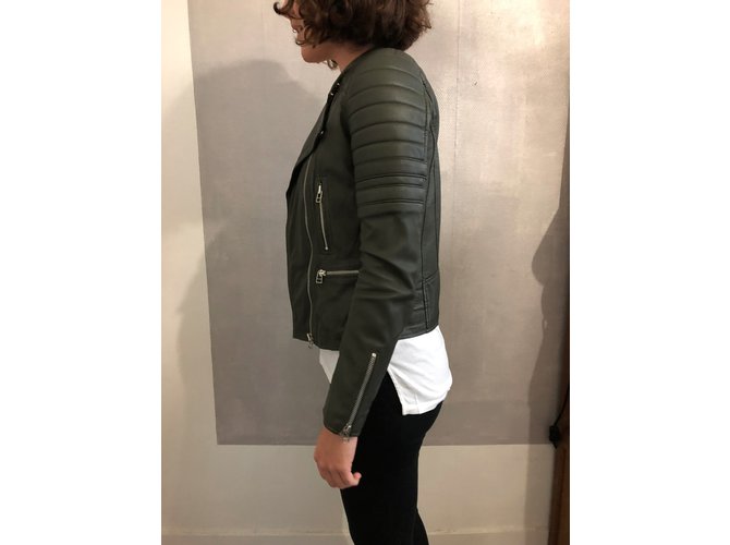 Goosecraft Biker-Jacke Khaki - Ansicht 2