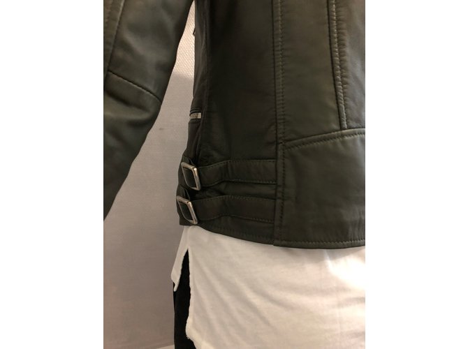 Goosecraft Biker-Jacke Khaki - Ansicht 4