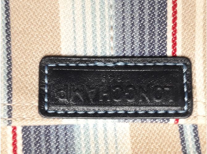 Longchamp Blau gestreifte Umhängetasche - Ansicht 4