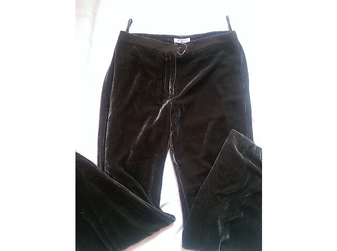 Pantalones de terciopelo marrón Georges Rech Castaño - vista 2