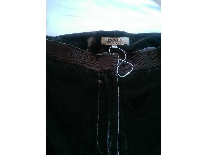 Pantalones de terciopelo marrón Georges Rech Castaño - vista 3