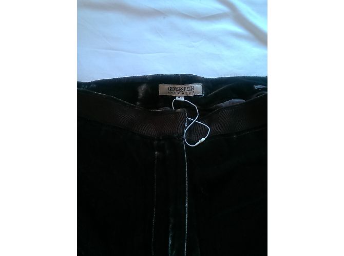 Pantalones de terciopelo marrón Georges Rech Castaño - vista 4