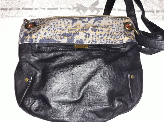 Borsa a tracolla Desigual in pelle e tessuto Multicolore - vista 2